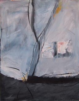 WINTER II, contemporary on canvas