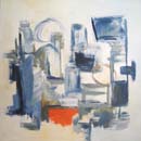 ON AIR, painting in Lena Emmertz art gallery