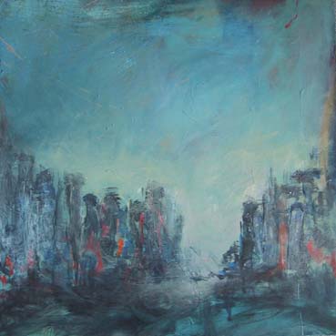 BALMORAL SYMPHONY, acrylic painting on canvas 