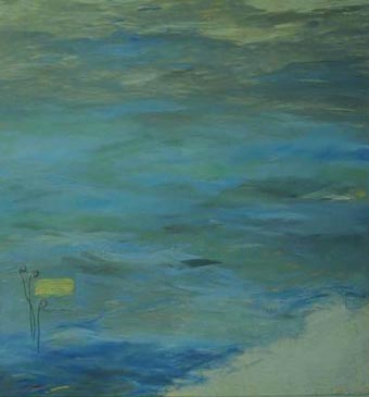 EQUAL LIGHT with poem of John Donne. Donated for Cancer Research 2004.