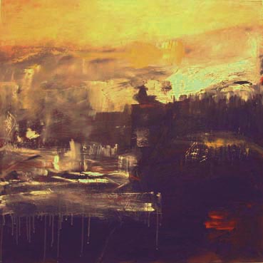 KIAMA, A CALM AFTERNOON, abstract art in the gallery