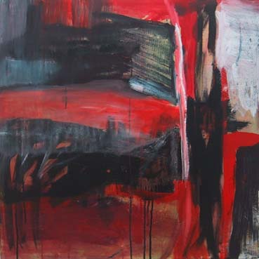 LOVERS LANE, contemporary on canvas
