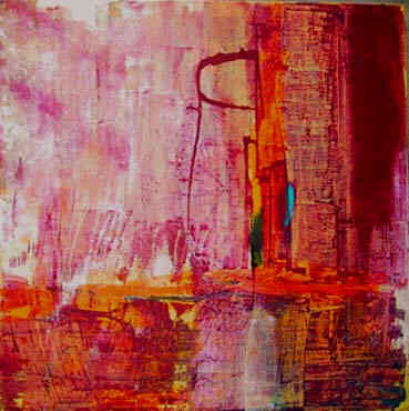 MOONLIGHT, contemporary on canvas 