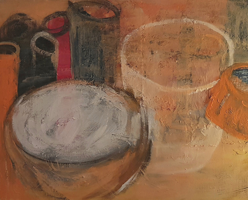 MORE SPACE, contemporary on canvas
