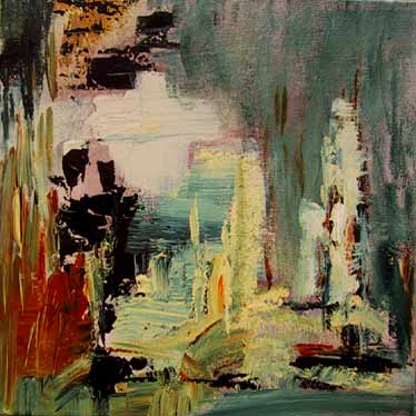 MUSIC FOR VIOLIN, acrylic painting on canvas 