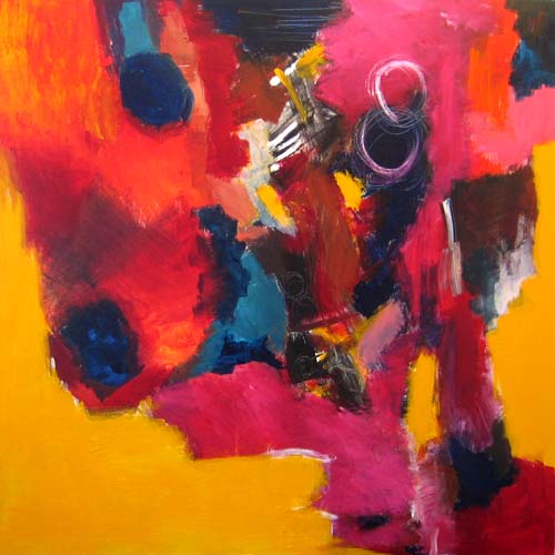 MUSIC ON MY MIND acrylic acrylic by Lena Emmertz