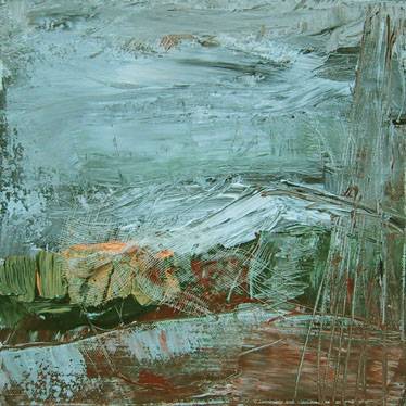 ROOF FOR SHELTER, acrylic painting on canvas 