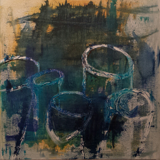 SAME, SAME BUT DIFFERENT acrylic by Lena Emmertz