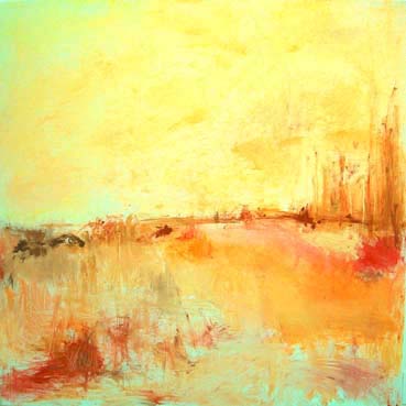 SUNDAY AT NOON, acrylic painting on canvas 