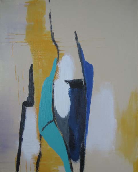 THE SECRET OF THE EMERALD acrylic on canvas acrylic by Lena Emmertz