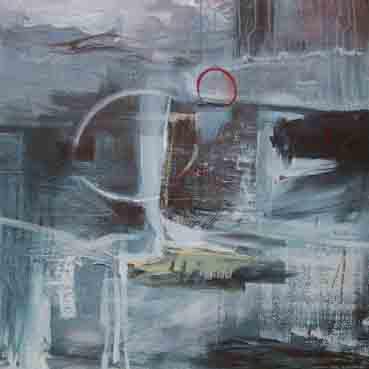 UP NORTH, contemporary on canvas 