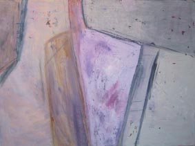 WIDE OPEN, contemporary acrylic painting on canvas